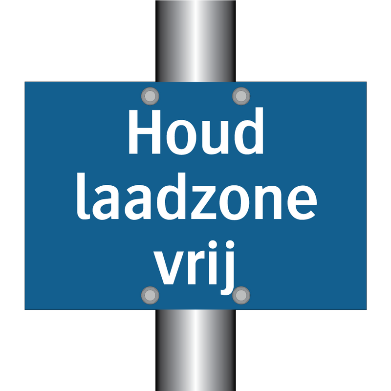 Houd laadzone vrij & Houd laadzone vrij & Houd laadzone vrij & Houd laadzone vrij