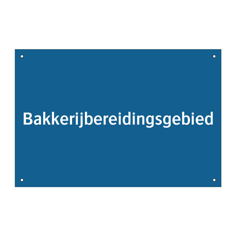 Bakkerijbereidingsgebied & Bakkerijbereidingsgebied & Bakkerijbereidingsgebied