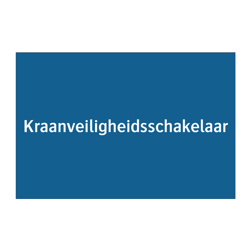 Kraanveiligheidsschakelaar & Kraanveiligheidsschakelaar & Kraanveiligheidsschakelaar