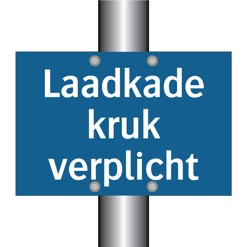 Laadkade kruk verplicht & Laadkade kruk verplicht & Laadkade kruk verplicht