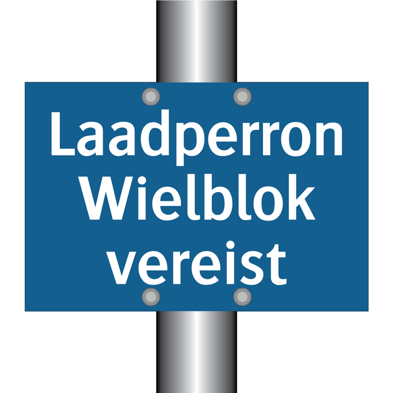 Laadperron Wielblok vereist & Laadperron Wielblok vereist & Laadperron Wielblok vereist