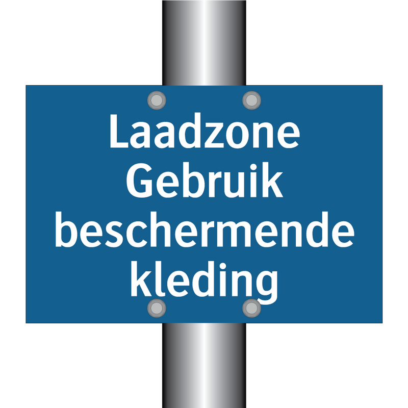 Laadzone Gebruik beschermende kleding & Laadzone Gebruik beschermende kleding