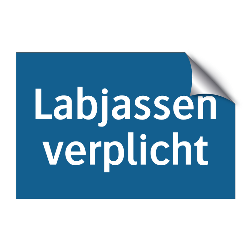 Labjassen verplicht & Labjassen verplicht & Labjassen verplicht & Labjassen verplicht