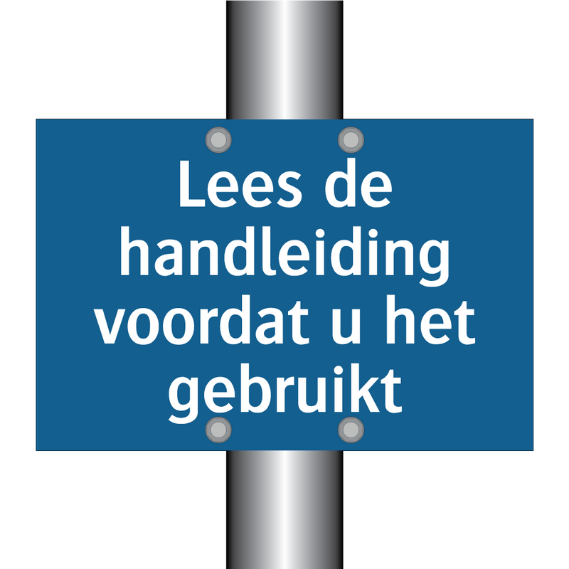 Lees de handleiding voordat u het gebruikt & Lees de handleiding voordat u het gebruikt