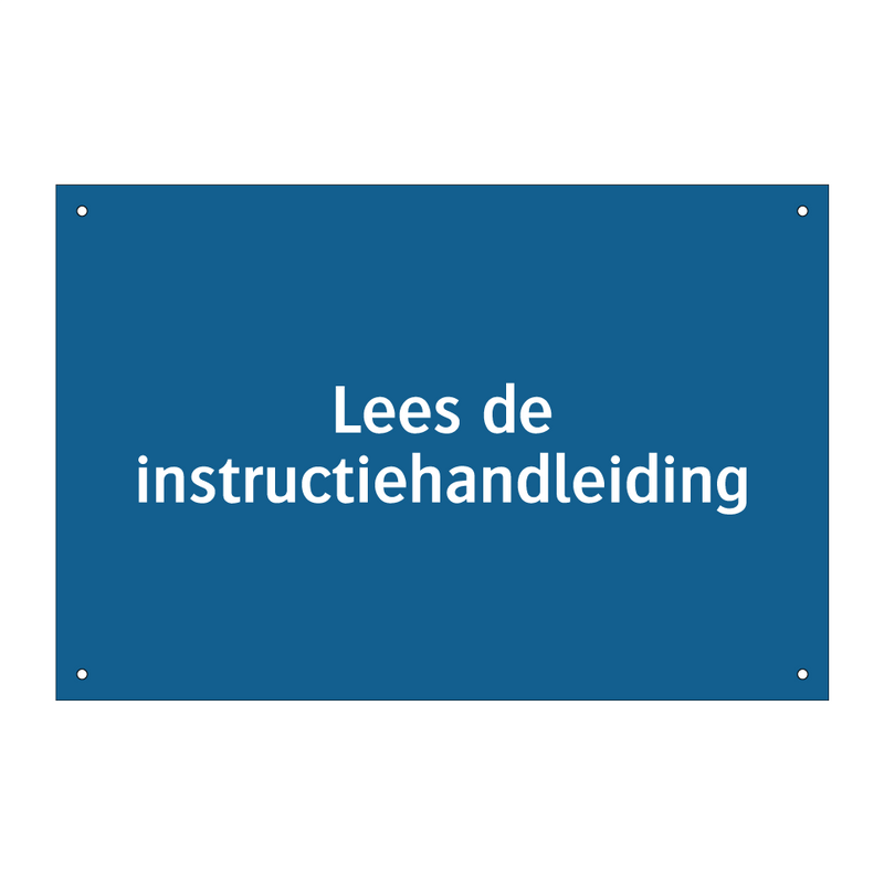 Lees de instructiehandleiding & Lees de instructiehandleiding & Lees de instructiehandleiding