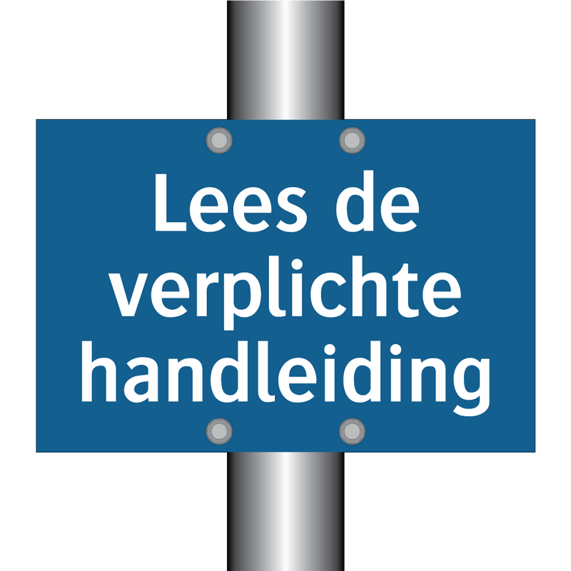 Lees de verplichte handleiding & Lees de verplichte handleiding & Lees de verplichte handleiding