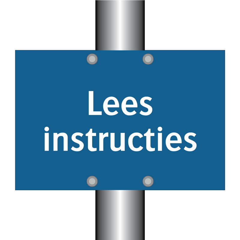 Lees instructies & Lees instructies & Lees instructies & Lees instructies & Lees instructies