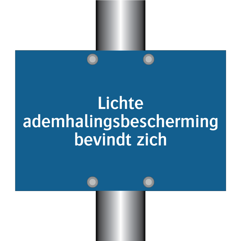 Lichte ademhalingsbescherming bevindt zich & Lichte ademhalingsbescherming bevindt zich