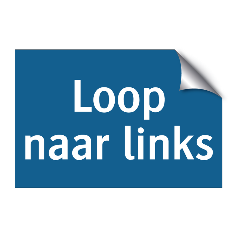 Loop naar links & Loop naar links & Loop naar links & Loop naar links