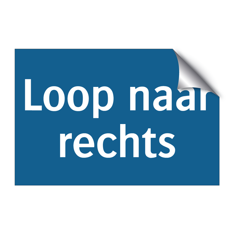 Loop naar rechts & Loop naar rechts & Loop naar rechts & Loop naar rechts