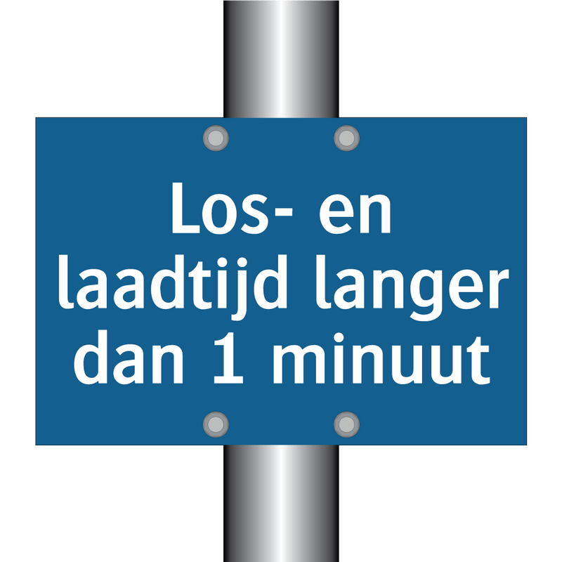 Los- en laadtijd langer dan 1 minuut & Los- en laadtijd langer dan 1 minuut