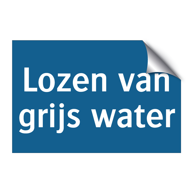 Lozen van grijs water & Lozen van grijs water & Lozen van grijs water & Lozen van grijs water