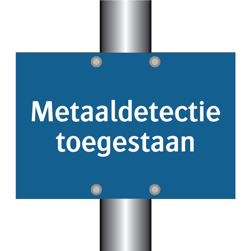 Metaaldetectie toegestaan & Metaaldetectie toegestaan & Metaaldetectie toegestaan