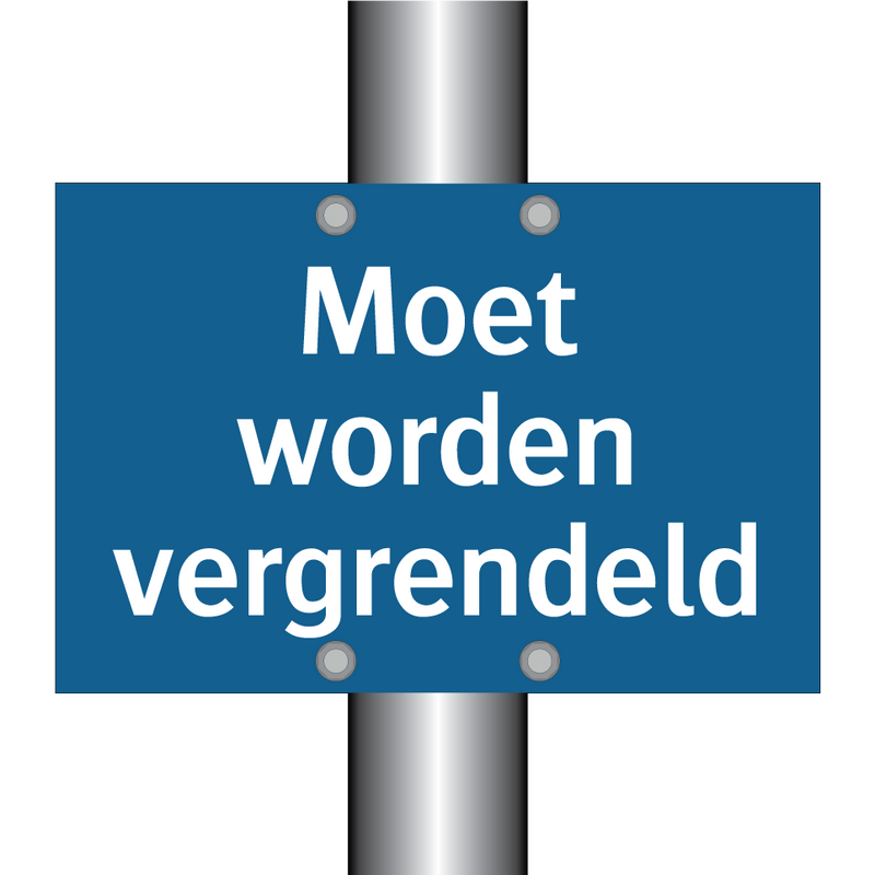 Moet worden vergrendeld & Moet worden vergrendeld & Moet worden vergrendeld