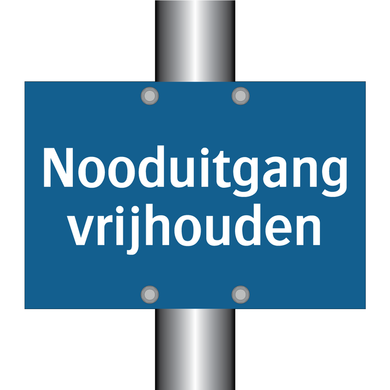 Nooduitgang vrijhouden & Nooduitgang vrijhouden & Nooduitgang vrijhouden & Nooduitgang vrijhouden