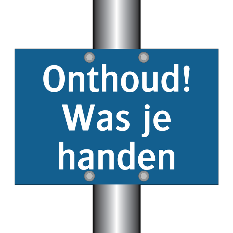 Onthoud! Was je handen & Onthoud! Was je handen & Onthoud! Was je handen & Onthoud! Was je handen