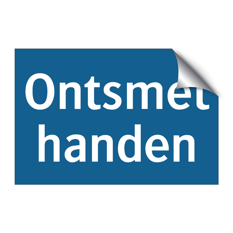 Ontsmet handen & Ontsmet handen & Ontsmet handen & Ontsmet handen