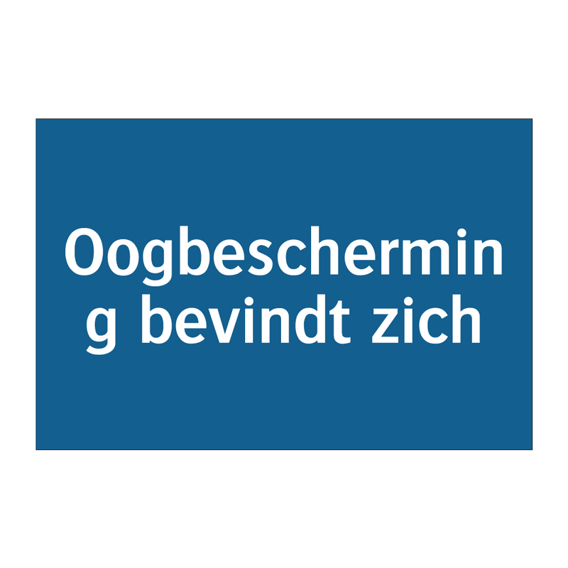 Oogbescherming bevindt zich & Oogbescherming bevindt zich & Oogbescherming bevindt zich