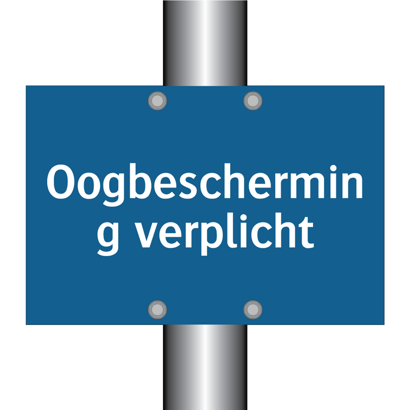 Oogbescherming verplicht & Oogbescherming verplicht & Oogbescherming verplicht