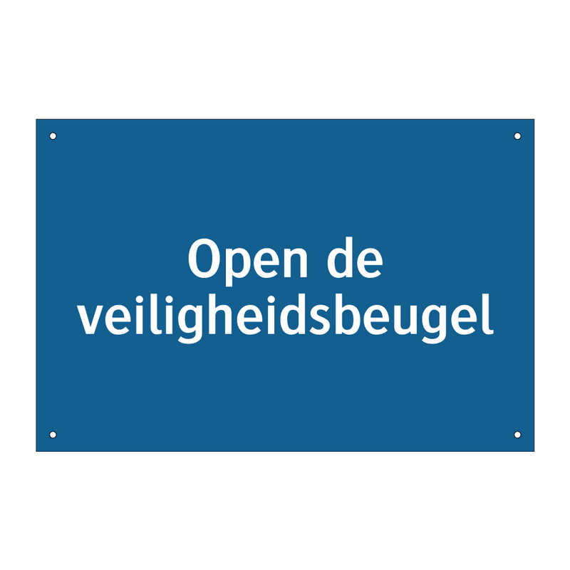 Open de veiligheidsbeugel & Open de veiligheidsbeugel & Open de veiligheidsbeugel