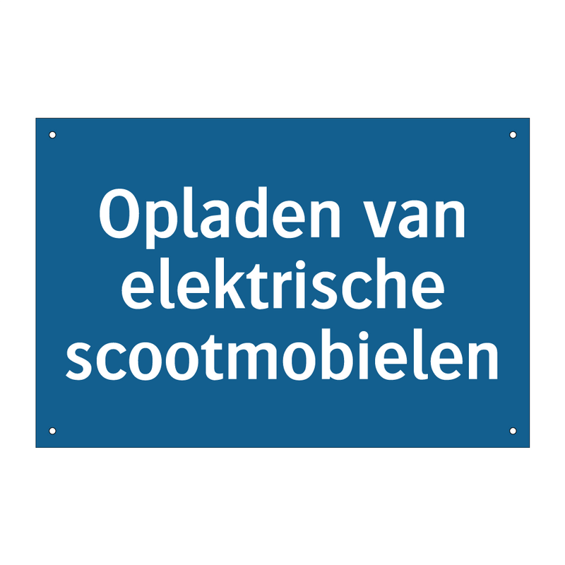 Opladen van elektrische scootmobielen & Opladen van elektrische scootmobielen