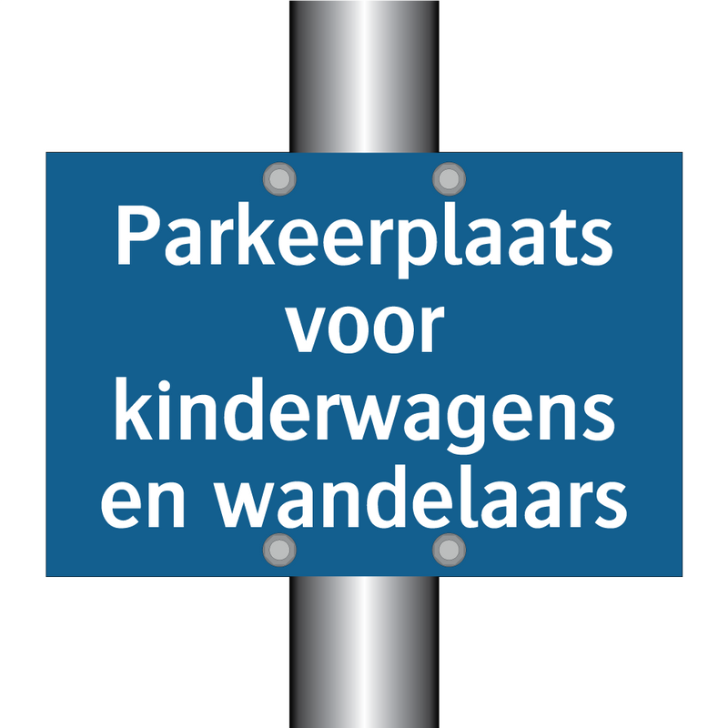 Parkeerplaats voor kinderwagens en wandelaars & Parkeerplaats voor kinderwagens en wandelaars