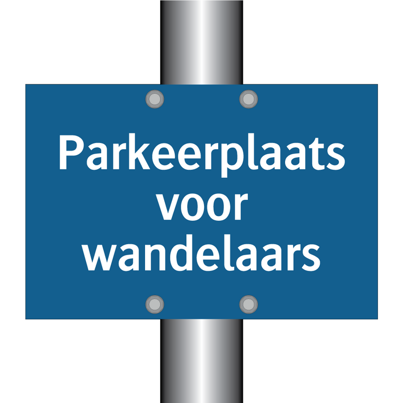 Parkeerplaats voor wandelaars & Parkeerplaats voor wandelaars & Parkeerplaats voor wandelaars