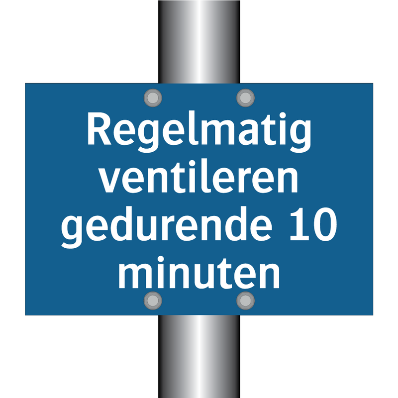 Regelmatig ventileren gedurende 10 minuten & Regelmatig ventileren gedurende 10 minuten