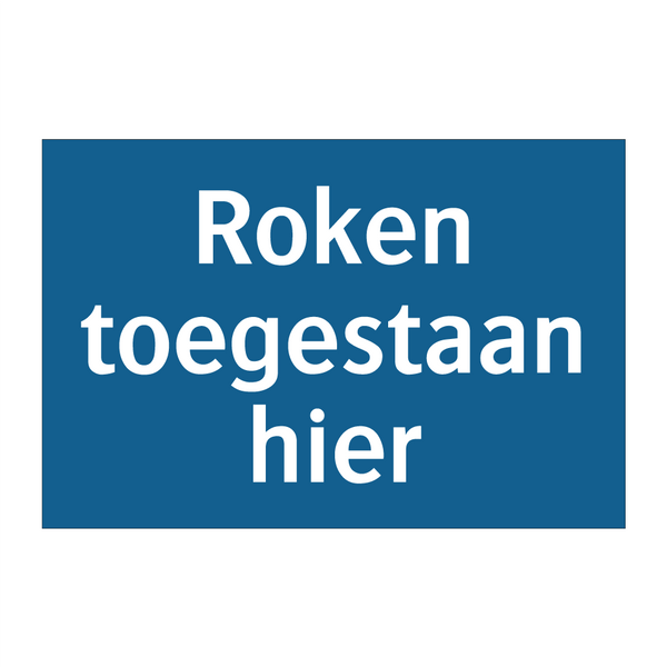 Roken toegestaan ​​hier & Roken toegestaan ​​hier & Roken toegestaan ​​hier