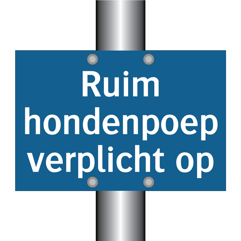 Ruim hondenpoep verplicht op & Ruim hondenpoep verplicht op & Ruim hondenpoep verplicht op