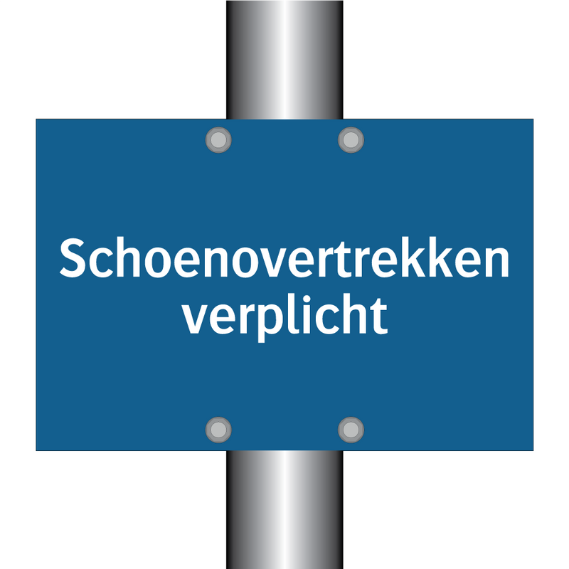 Schoenovertrekken verplicht & Schoenovertrekken verplicht & Schoenovertrekken verplicht