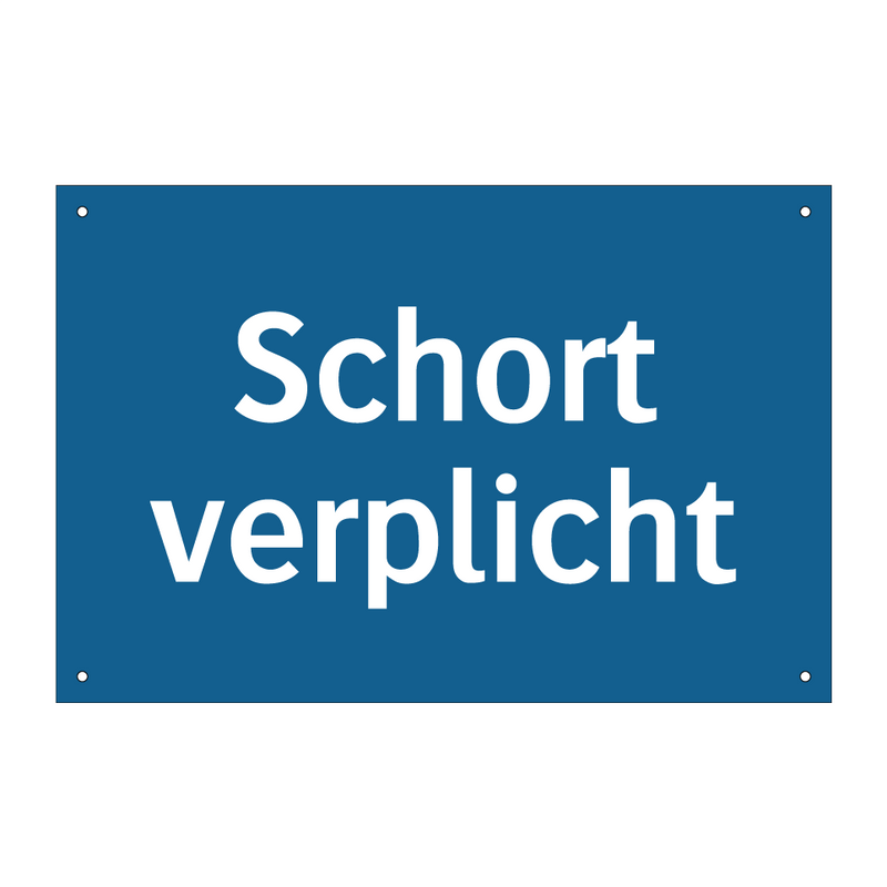 Schort verplicht & Schort verplicht & Schort verplicht & Schort verplicht & Schort verplicht