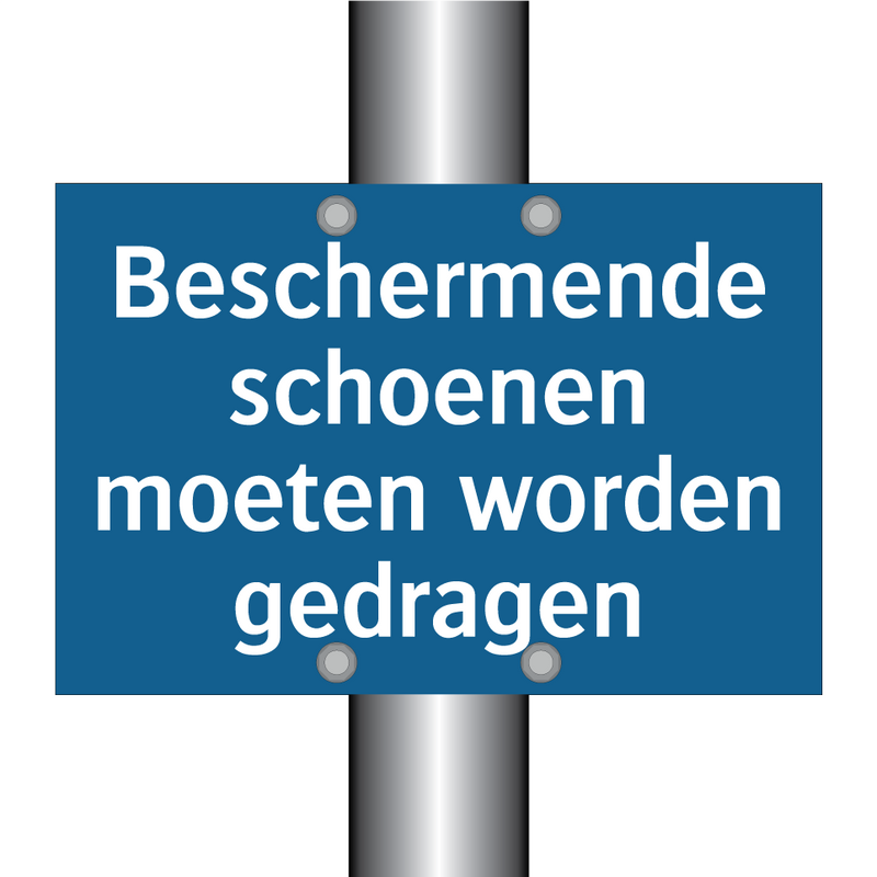 Beschermende schoenen moeten worden gedragen & Beschermende schoenen moeten worden gedragen