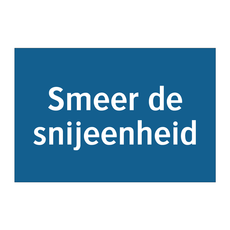 Smeer de snijeenheid & Smeer de snijeenheid & Smeer de snijeenheid & Smeer de snijeenheid