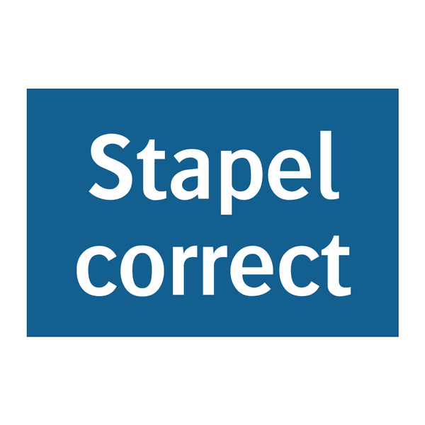 Stapel correct & Stapel correct & Stapel correct & Stapel correct & Stapel correct & Stapel correct