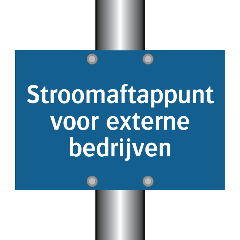 Stroomaftappunt voor externe bedrijven & Stroomaftappunt voor externe bedrijven