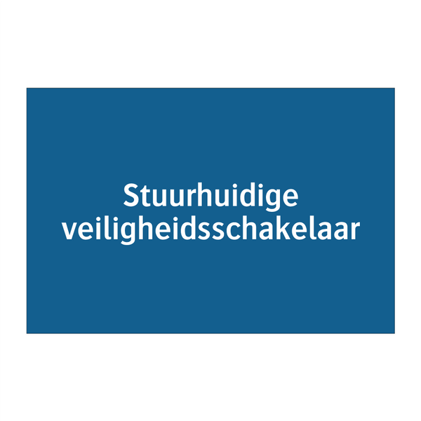 Stuurhuidige veiligheidsschakelaar & Stuurhuidige veiligheidsschakelaar