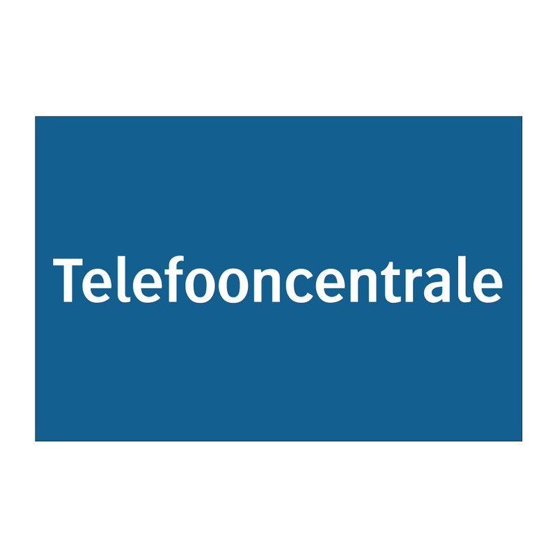 Telefooncentrale & Telefooncentrale & Telefooncentrale & Telefooncentrale & Telefooncentrale