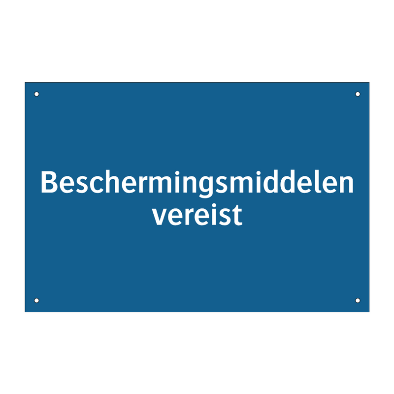 Beschermingsmiddelen vereist & Beschermingsmiddelen vereist & Beschermingsmiddelen vereist