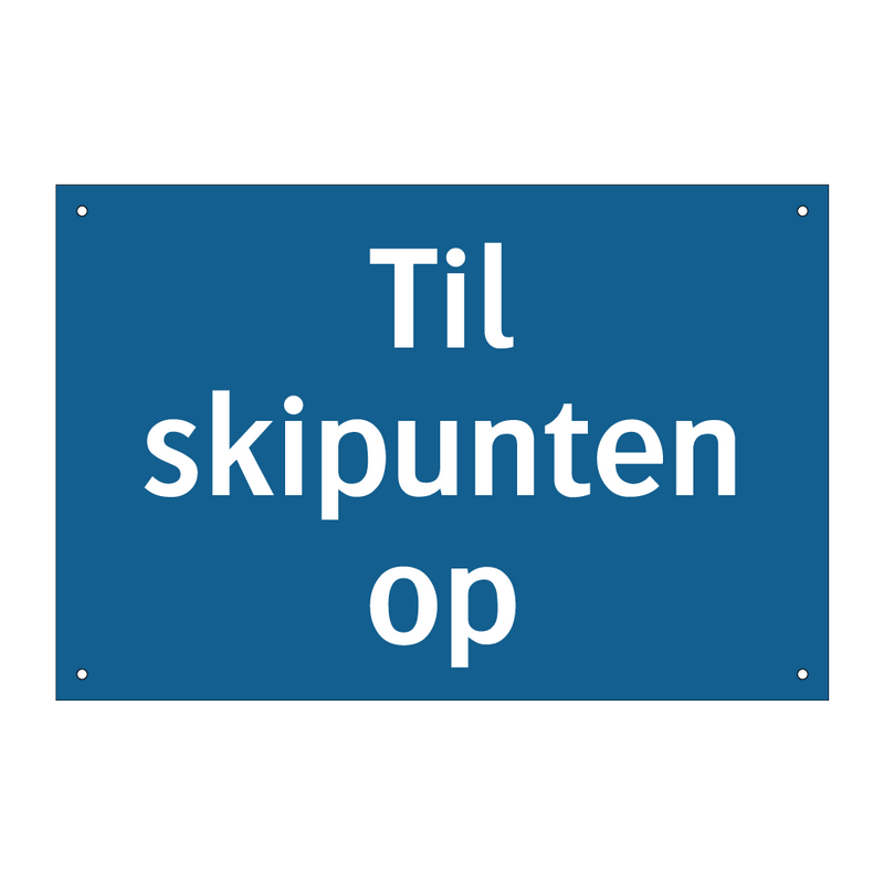 Til skipunten op & Til skipunten op & Til skipunten op & Til skipunten op & Til skipunten op