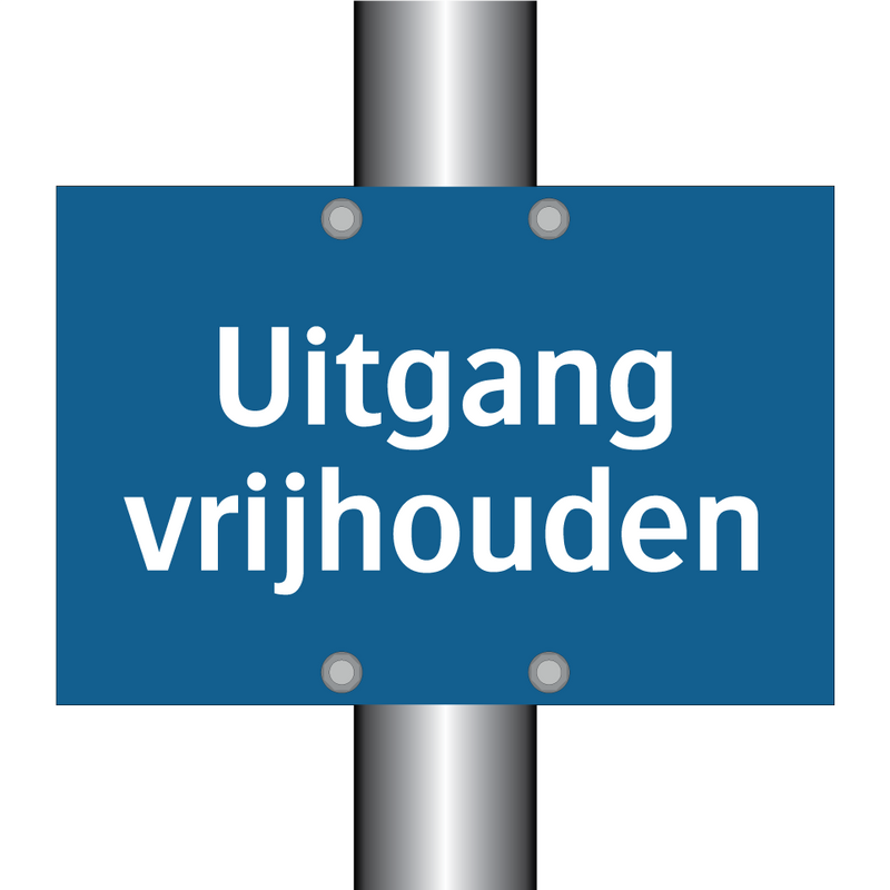 Uitgang vrijhouden & Uitgang vrijhouden & Uitgang vrijhouden & Uitgang vrijhouden