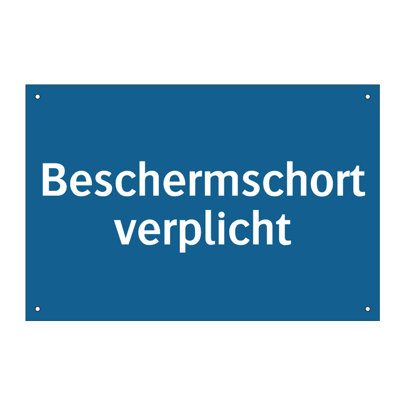 Beschermschort verplicht & Beschermschort verplicht & Beschermschort verplicht