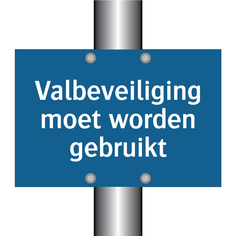 Valbeveiliging moet worden gebruikt & Valbeveiliging moet worden gebruikt