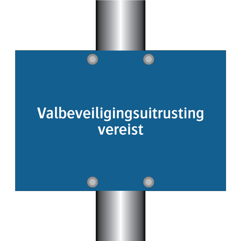 Valbeveiligingsuitrusting vereist & Valbeveiligingsuitrusting vereist