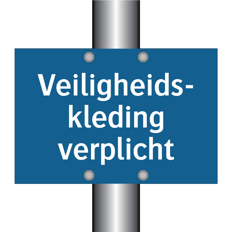 Veiligheids- kleding verplicht & Veiligheids- kleding verplicht & Veiligheids- kleding verplicht