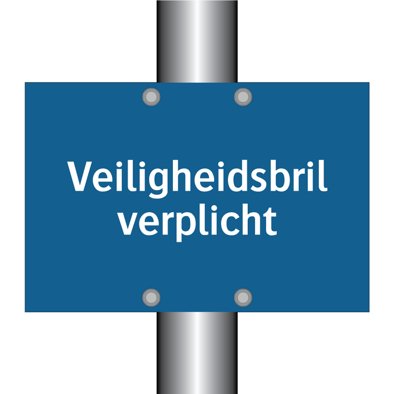 Veiligheidsbril verplicht & Veiligheidsbril verplicht & Veiligheidsbril verplicht