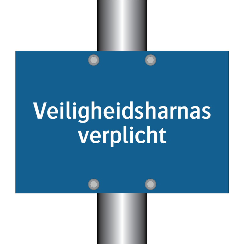 Veiligheidsharnas verplicht & Veiligheidsharnas verplicht & Veiligheidsharnas verplicht