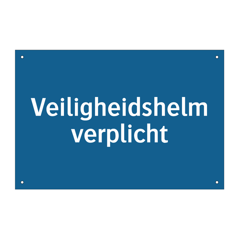 Veiligheidshelm verplicht & Veiligheidshelm verplicht & Veiligheidshelm verplicht