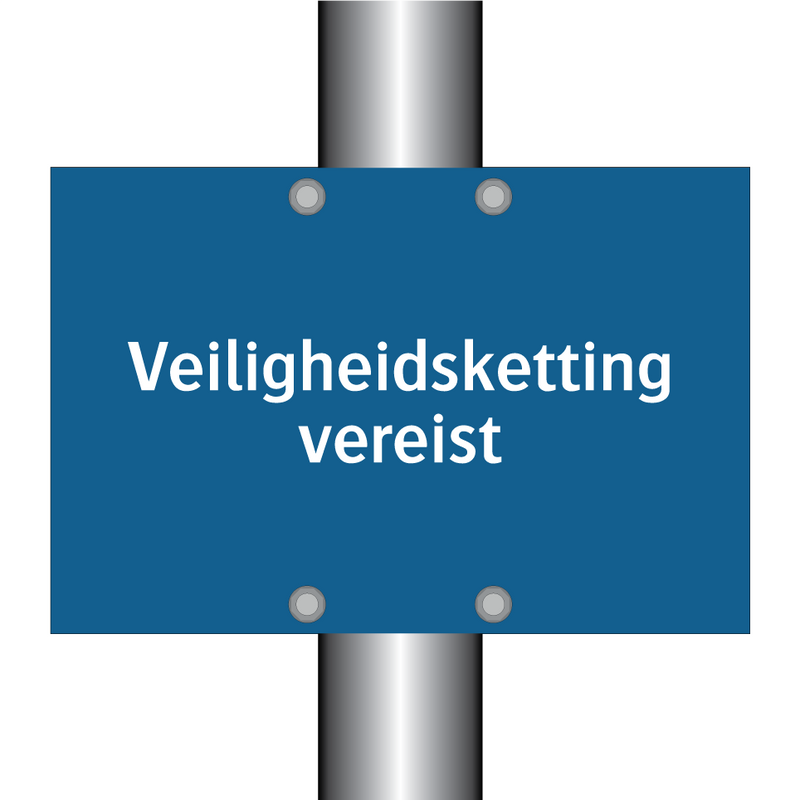 Veiligheidsketting vereist & Veiligheidsketting vereist & Veiligheidsketting vereist