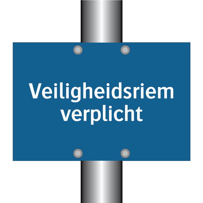 Veiligheidsriem verplicht & Veiligheidsriem verplicht & Veiligheidsriem verplicht